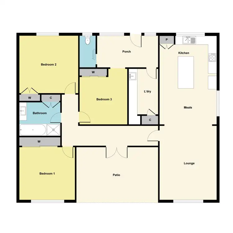 Floorplan of Homely house listing, 148 Napier Street, Stawell VIC 3380