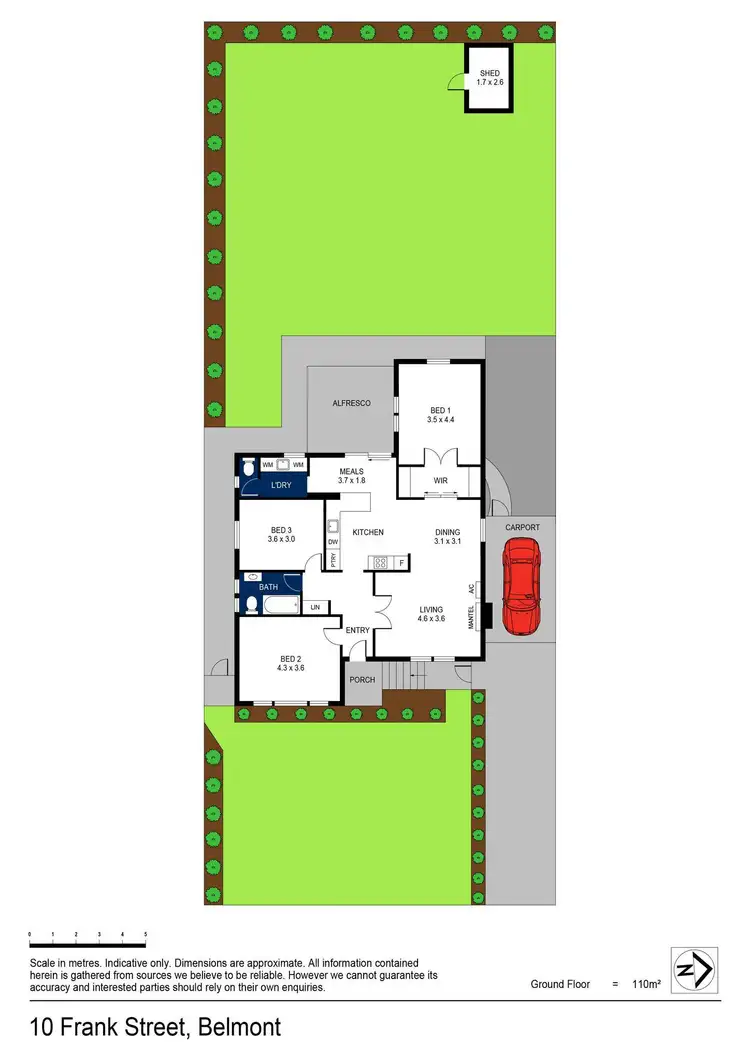 Floorplan of Homely house listing, 10 Frank Street, Belmont VIC 3216