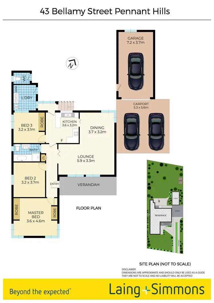 Floorplan of Homely house listing, 43 Bellamy Street, Pennant Hills NSW 2120