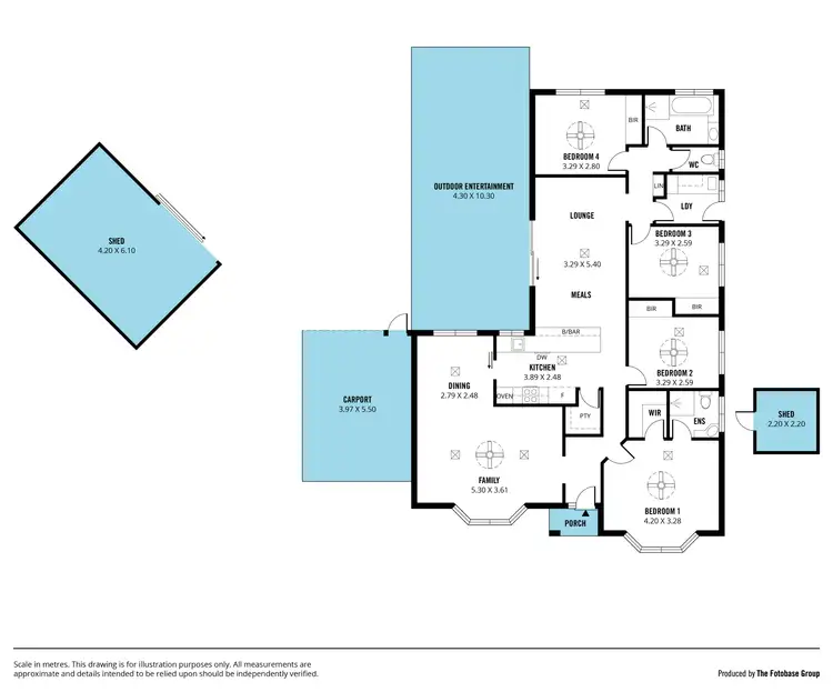 Floorplan of Homely house listing, 4 Hopkins Court, Woodcroft SA 5162