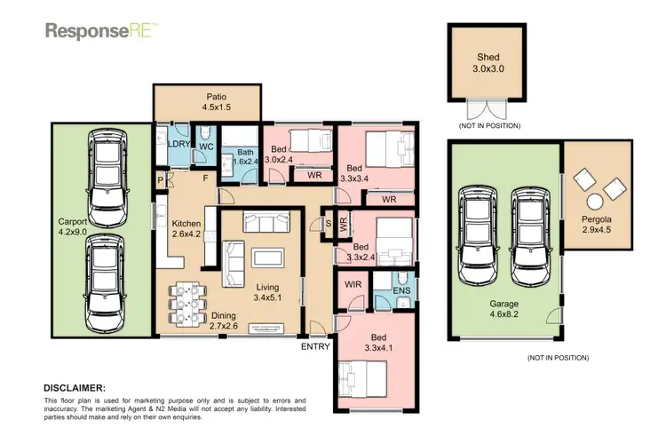 Floorplan of Homely house listing, 95 Rugby Street, Werrington County NSW 2747