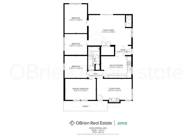 Floorplan of Homely house listing, 16 Burke Street, Wangaratta VIC 3677