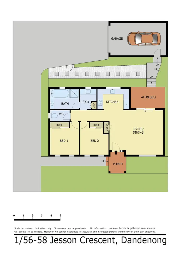 Floorplan of Homely unit listing, 1/56-58 Jesson Crescent, Dandenong VIC 3175
