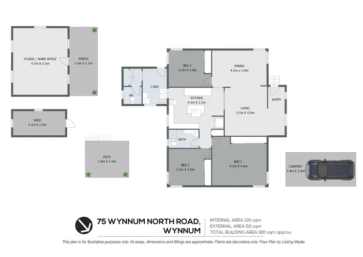 Floorplan of Homely house listing, 75 Wynnum North Road, Wynnum QLD 4178