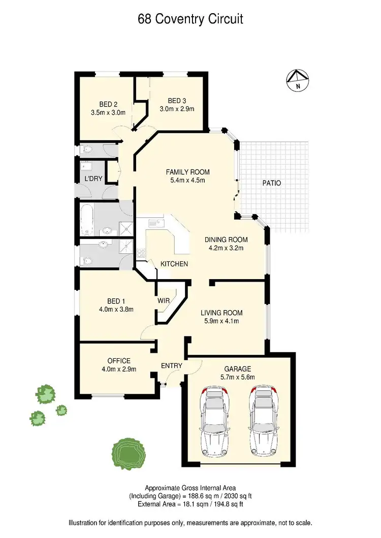 Floorplan of Homely house listing, 68 Coventry Circuit, Carindale QLD 4152