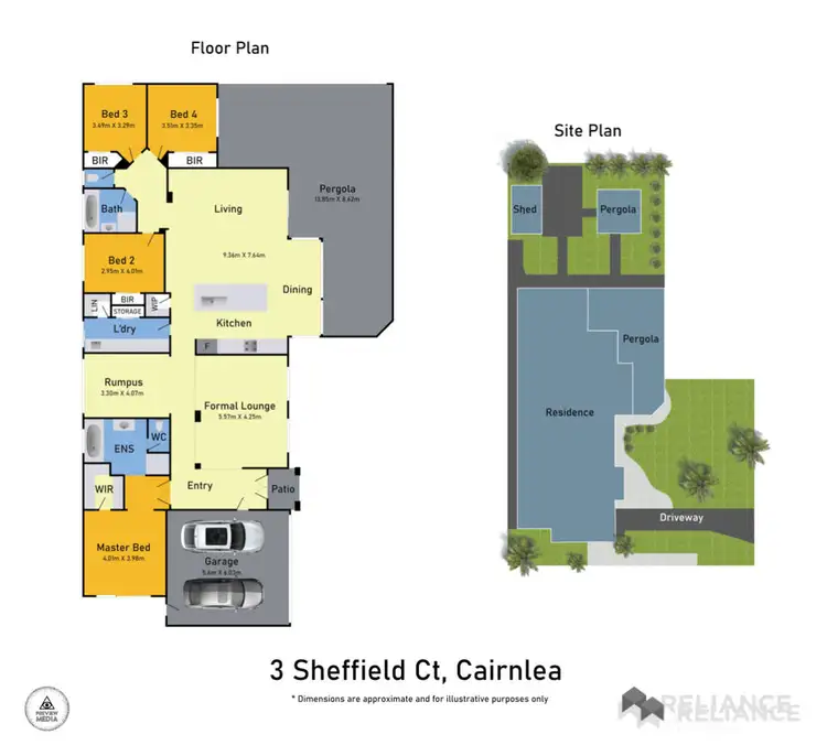 Floorplan of Homely house listing, 3 Sheffield Court, Cairnlea VIC 3023