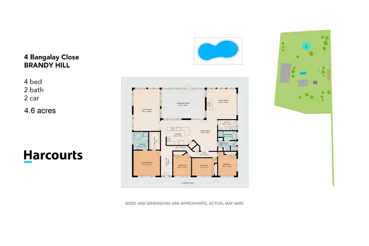 Floorplan of Homely house listing, 4 Bangalay Close, Brandy Hill NSW 2324