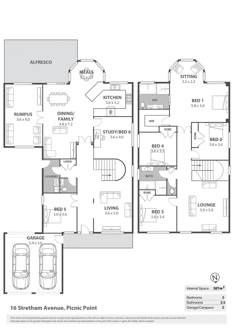 Floorplan of Homely house listing, 16 Stretham Avenue, Picnic Point NSW 2213