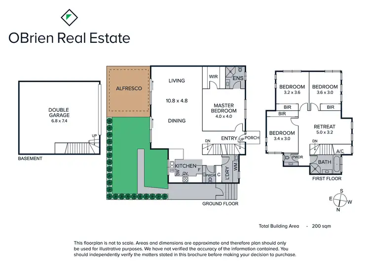 Floorplan of Homely townhouse listing, 11/17 Collocott Street, Mordialloc VIC 3195