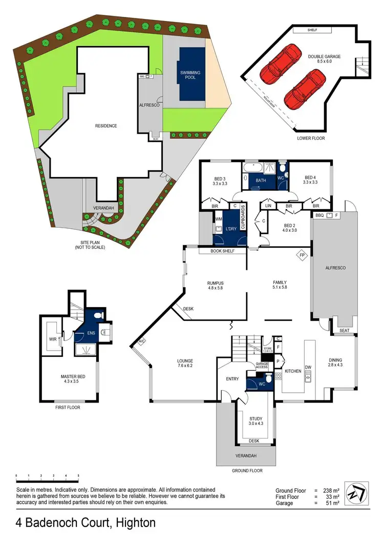 Floorplan of Homely house listing, 4 Badenoch Court, Highton VIC 3216