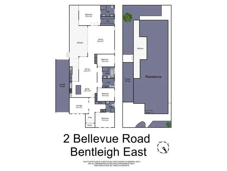 Floorplan of Homely house listing, 2 Bellevue Road, Bentleigh East VIC 3165