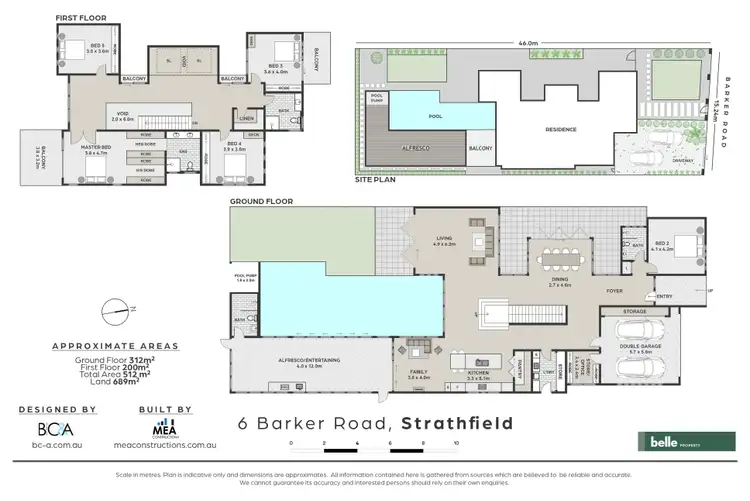 Floorplan of Homely house listing, 6 Barker Road, Strathfield NSW 2135