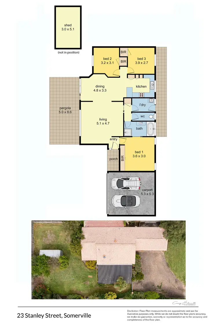 Floorplan of Homely house listing, 23 Stanley Street, Somerville VIC 3912