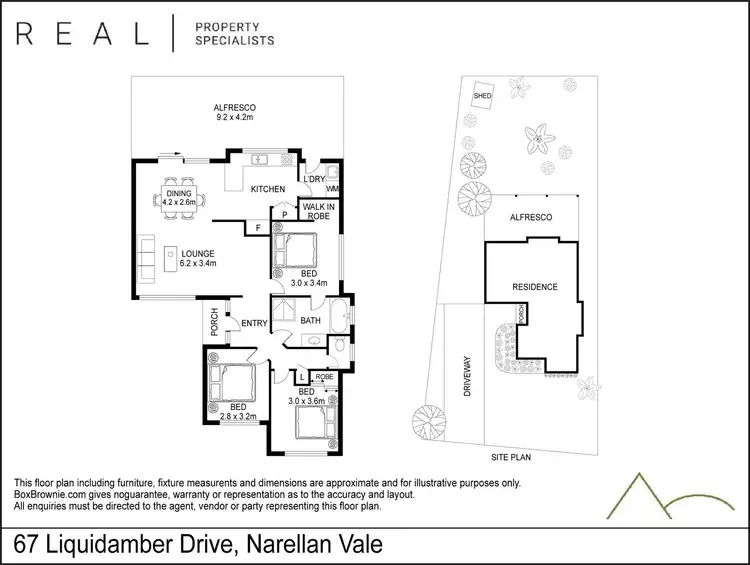 Floorplan of Homely house listing, 67 Liquidamber Drive, Narellan Vale NSW 2567