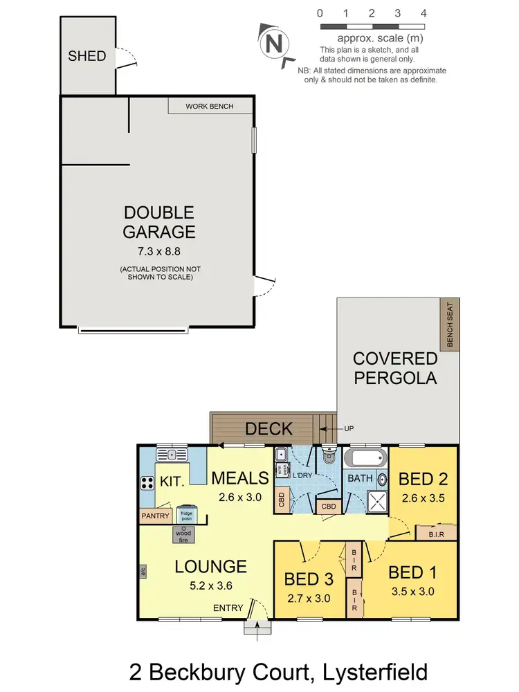 Floorplan of Homely house listing, 2 Beckbury Court, Lysterfield VIC 3156