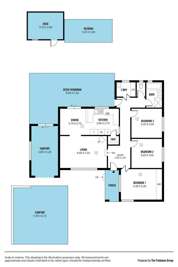 Floorplan of Homely house listing, 7 Mandalay Drive, Happy Valley SA 5159