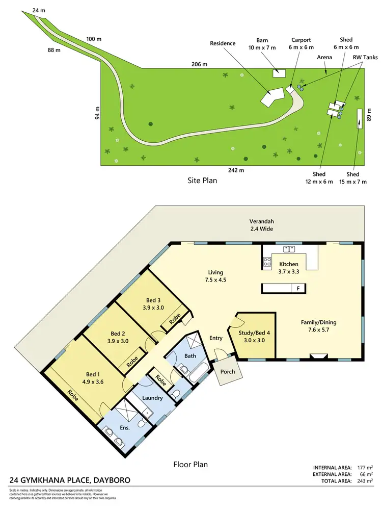 Floorplan of Homely house listing, 24 Gymkhana Place, Dayboro QLD 4521
