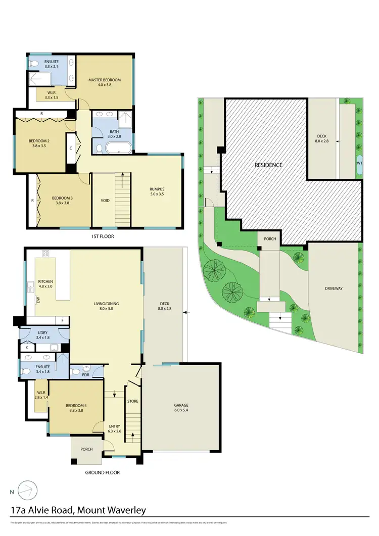 Floorplan of Homely townhouse listing, 17A Alvie Road, Mount Waverley VIC 3149
