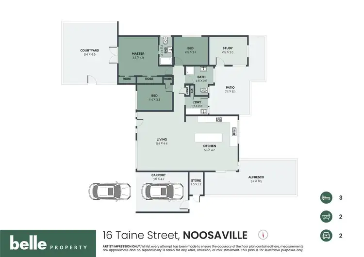Floorplan of Homely house listing, 16 Taine Street, Noosaville QLD 4566