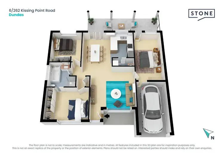 Floorplan of Homely villa listing, 6/262 Kissing Point Road, Dundas NSW 2117