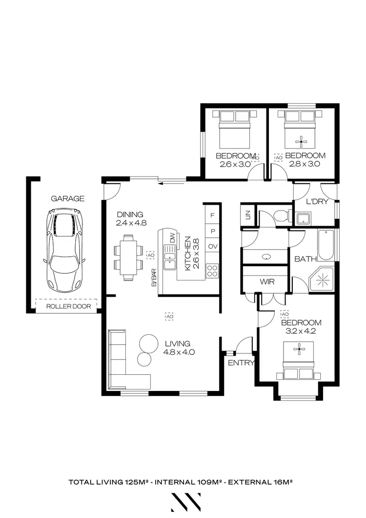 Floorplan of Homely house listing, 58F Wilton Avenue, Somerton Park SA 5044