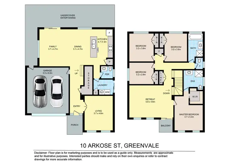 Floorplan of Homely house listing, 10 Arkose Street, Greenvale VIC 3059