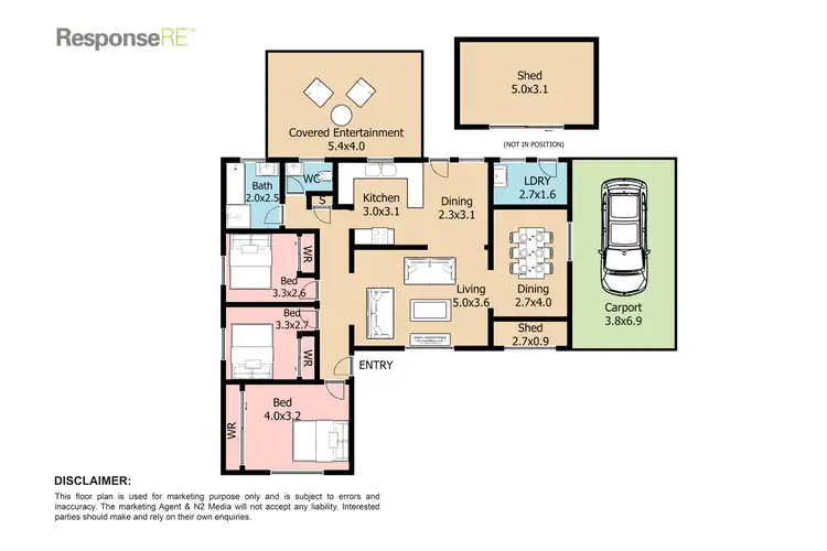 Floorplan of Homely house listing, 5 Downes Street, Colyton NSW 2760