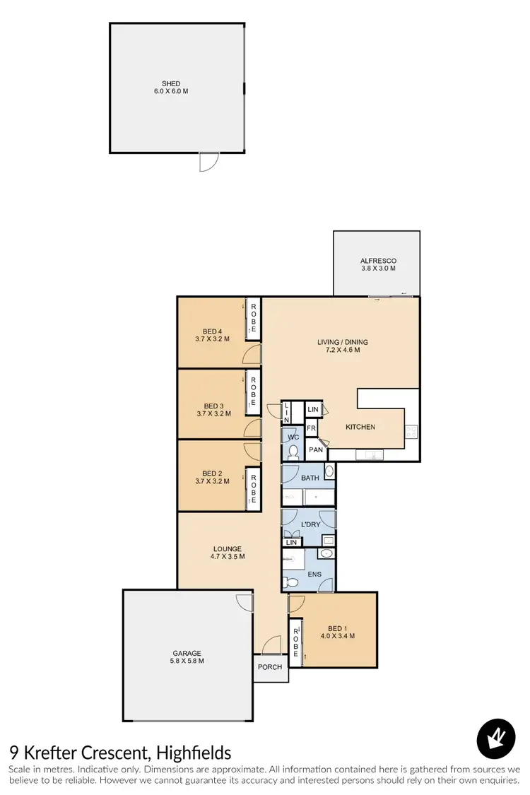 Floorplan of Homely house listing, 9 Krefter Crescent, Highfields QLD 4352