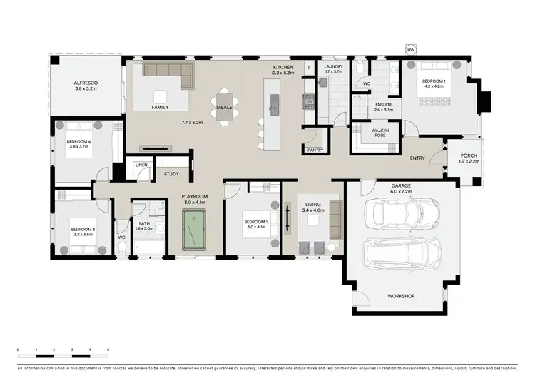 Floorplan of Homely house listing, 6 Casey Boulevard, Fyansford VIC 3218