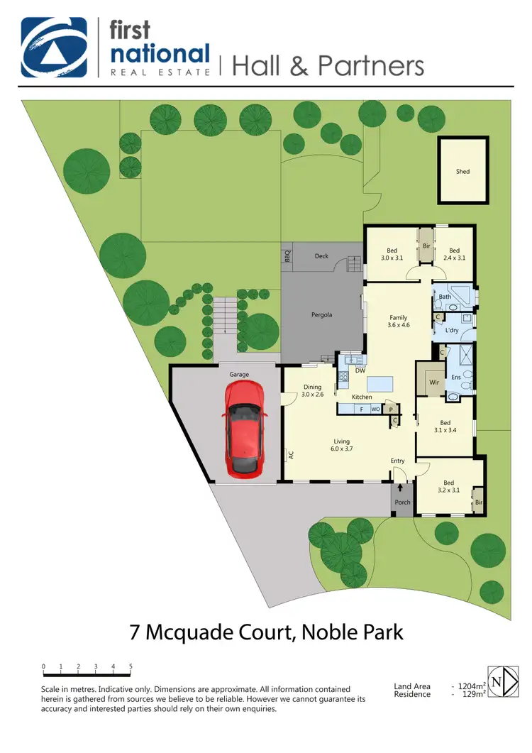 Floorplan of Homely house listing, 7 McQuade Court, Noble Park North VIC 3174