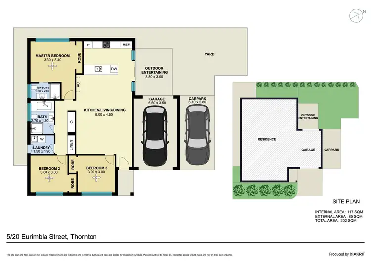 Floorplan of Homely house listing, 5/20 Eurimbla Street, Thornton NSW 2322