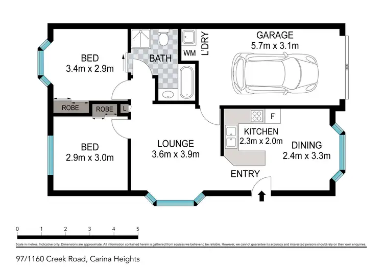 Floorplan of Homely townhouse listing, 97/1160 Creek Road, Carina Heights QLD 4152