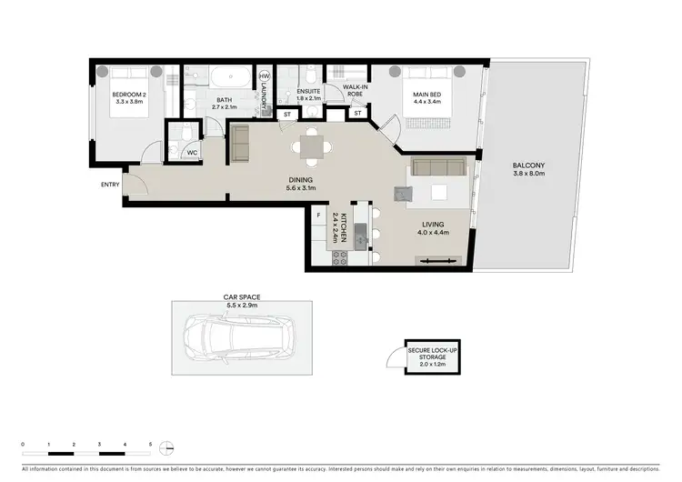 Floorplan of Homely apartment listing, 10/172 Avoca Drive, Avoca Beach NSW 2251