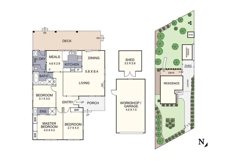 Floorplan of Homely house listing, 4 Ernest Road, Croydon VIC 3136