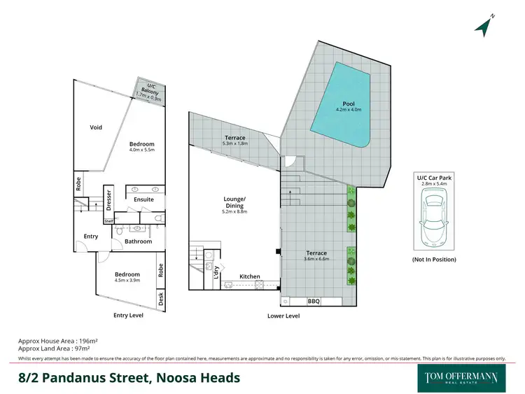 Floorplan of Homely unit listing, 8/2 Pandanus Street, Noosa Heads QLD 4567