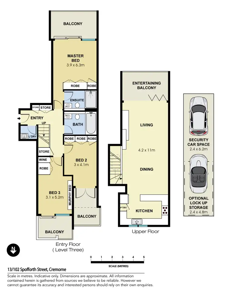 Floorplan of Homely apartment listing, 13/102 Spofforth Street, Cremorne NSW 2090