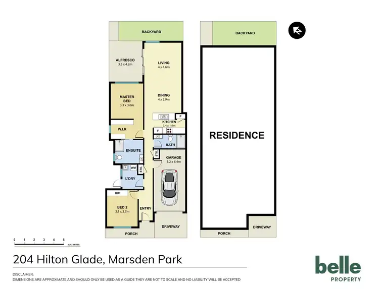 Floorplan of Homely house listing, 204 Hilton Glade, Marsden Park NSW 2765