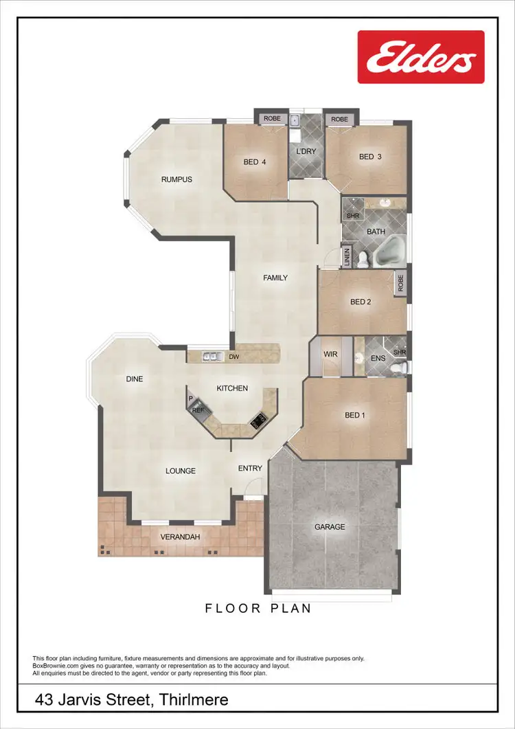 Floorplan of Homely house listing, 43 Jarvis Street, Thirlmere NSW 2572