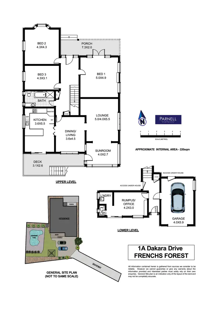 Floorplan of Homely house listing, 1a Dakara Drive, Frenchs Forest NSW 2086
