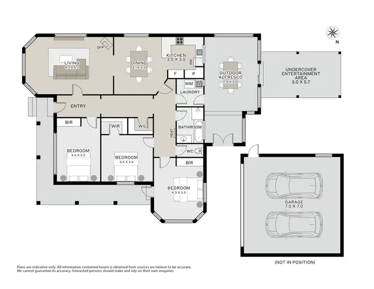 Floorplan of Homely house listing, 128 South Esk Drive, Hadspen TAS 7290
