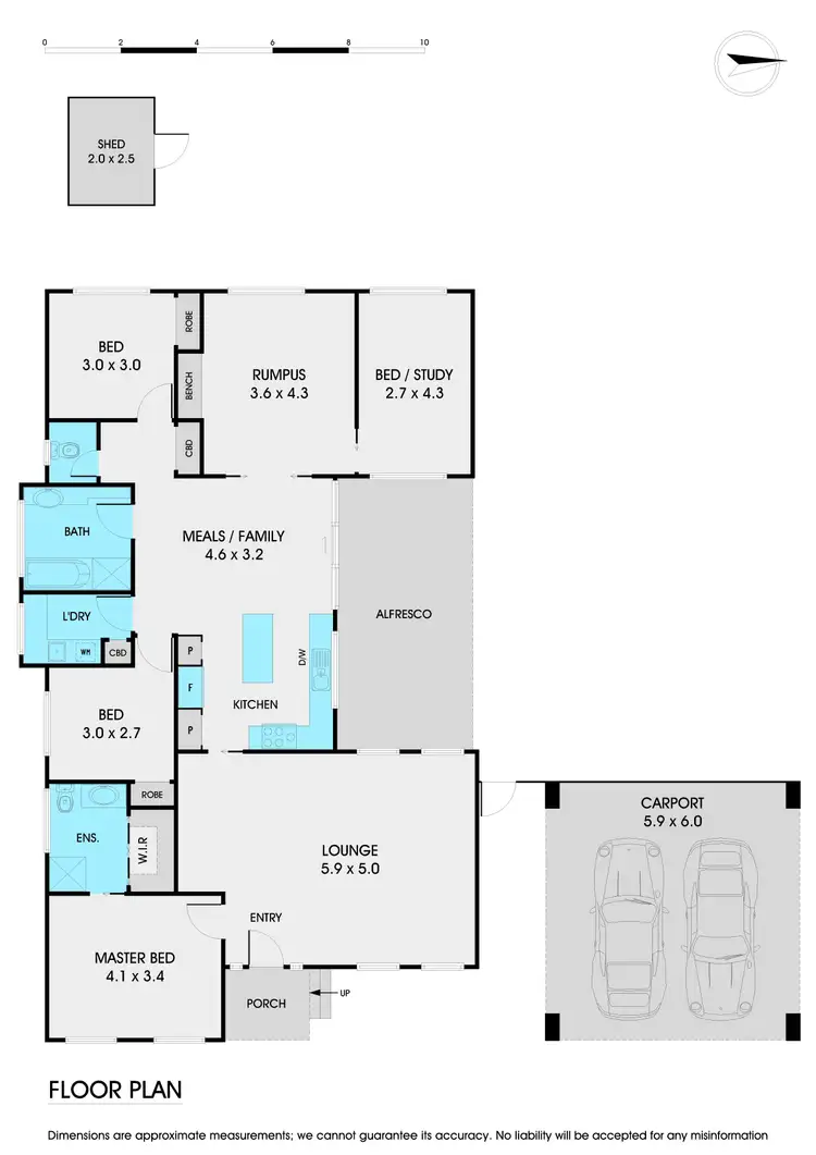 Floorplan of Homely house listing, 16 Saxon Avenue, Wantirna VIC 3152