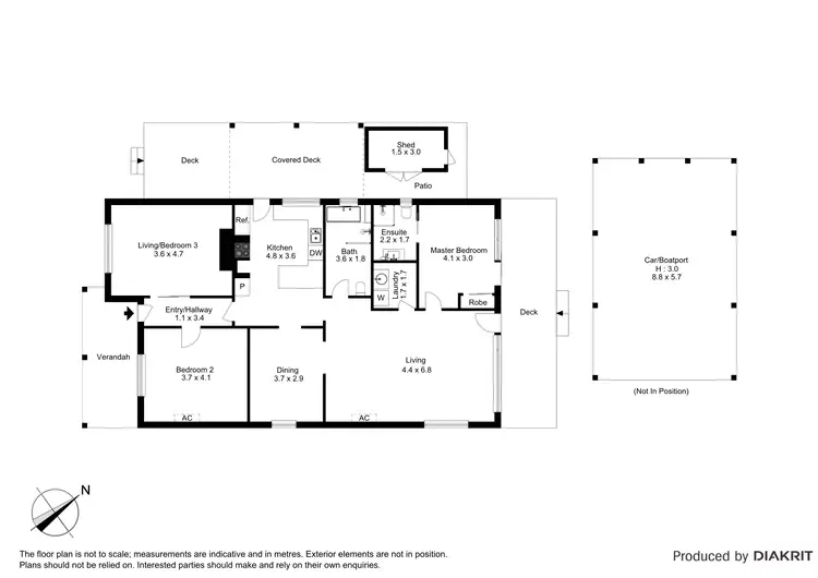 Floorplan of Homely house listing, 22 Milne Street, Crib Point VIC 3919