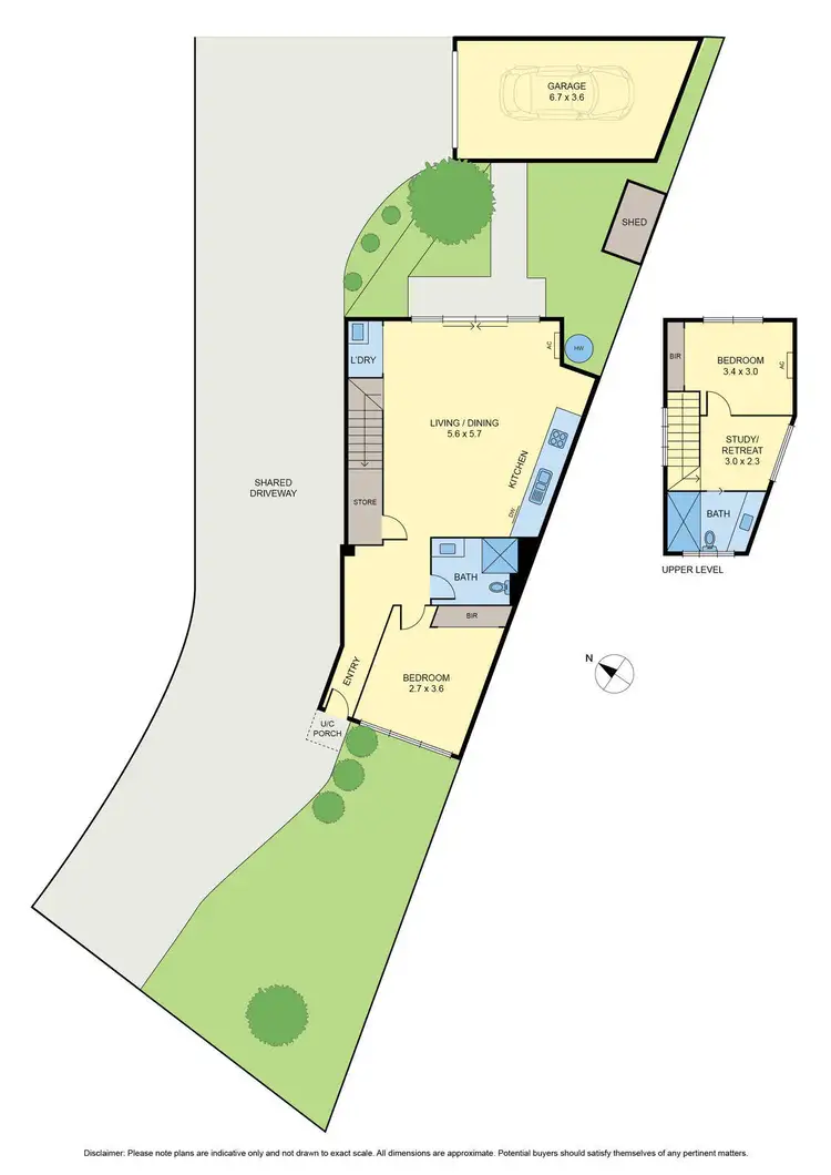 Floorplan of Homely townhouse listing, 1/48 Bliburg Street, Jacana VIC 3047