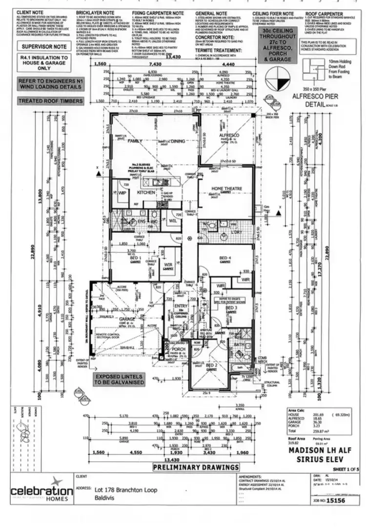 Floorplan of Homely house listing, 34 Branchton Loop, Baldivis WA 6171