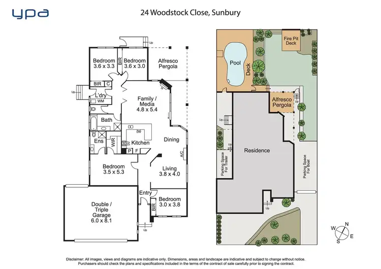 Floorplan of Homely house listing, 24 Woodstock Close, Sunbury VIC 3429
