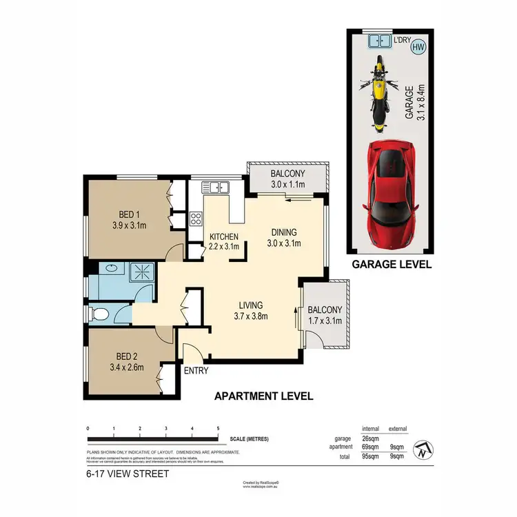 Floorplan of Homely unit listing, 6/17 View Street, Chermside QLD 4032