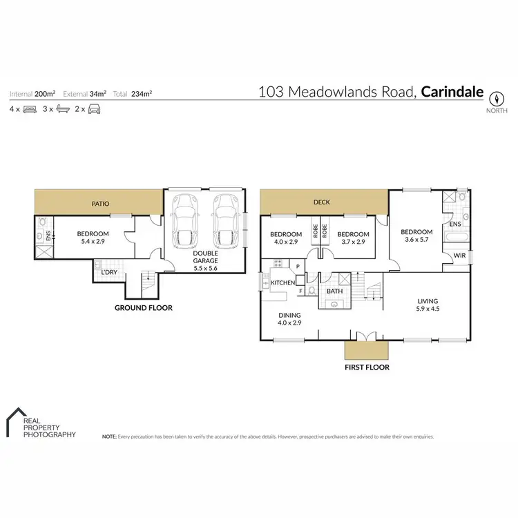 Floorplan of Homely house listing, 103 Meadowlands Road, Carindale QLD 4152