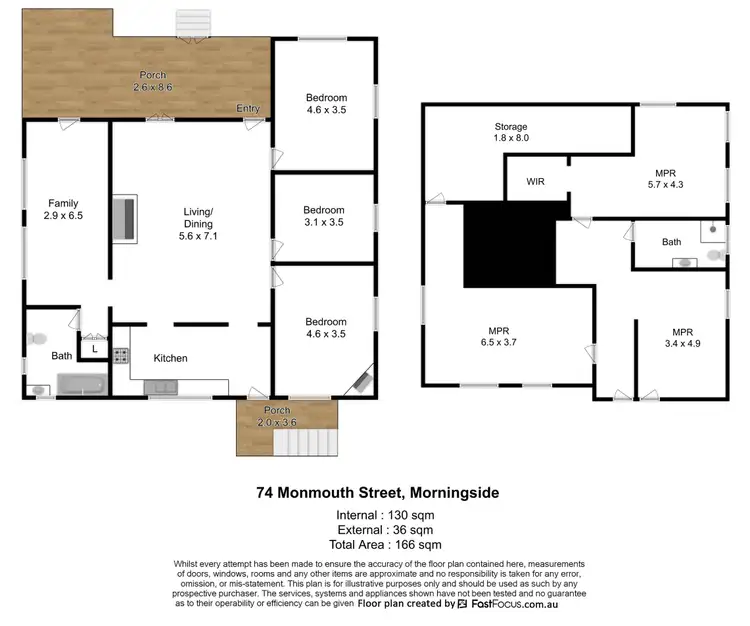 Floorplan of Homely house listing, 74 Monmouth Street, Morningside QLD 4170