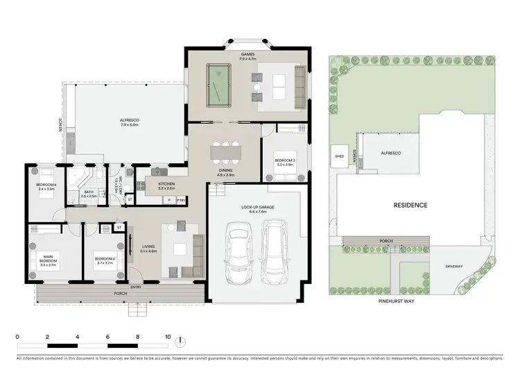 Floorplan of Homely house listing, 84 Pinehurst Way, Blue Haven NSW 2262