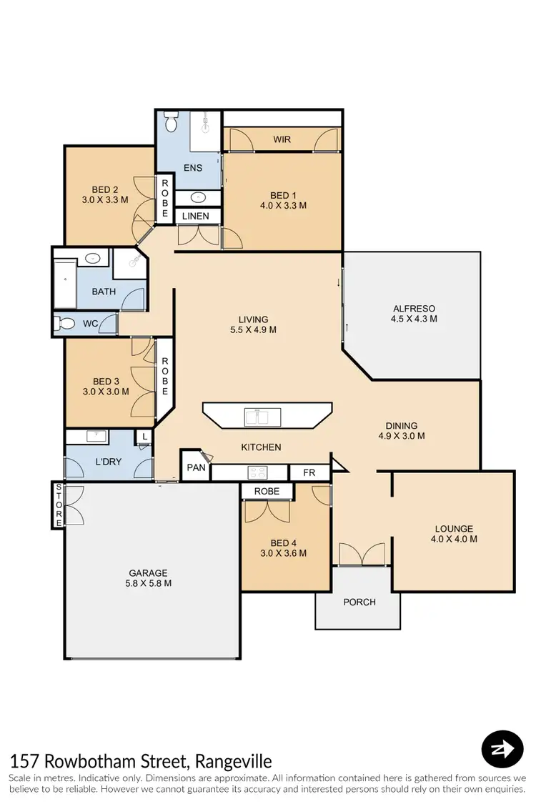 Floorplan of Homely house listing, 157 Rowbotham Street, Rangeville QLD 4350